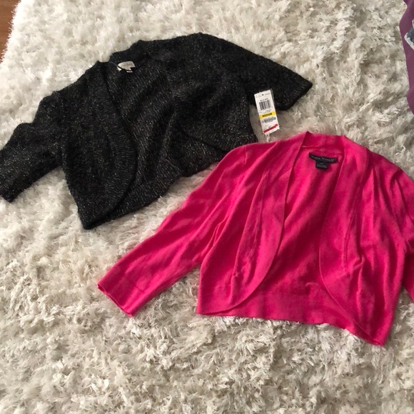 Jessica Howard Sweaters - Bundle of 2 short cami/dress cover ups